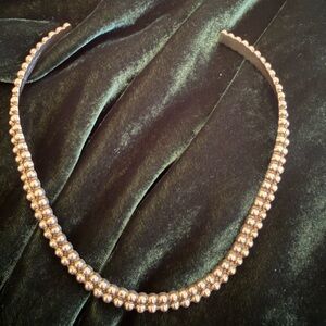 Taxco 925 Elegant Solid Silver Beaded choker.